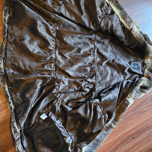 M Collection faux fur coat - Picture 3 of 3